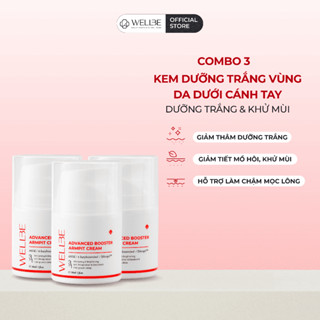 [Combo siêu tiết kiệm] 3 Kem Dưỡng Trắng Giảm Thâm Nách Armpit WellBe Dưỡng Trắng Nách Mông KhuỷuTay