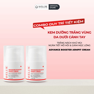 [Combo siêu tiết kiệm] 2 Kem Dưỡng Trắng Giảm Thâm Nách Armpit WellBe Dưỡng Trắng Nách Mông KhuỷuTay