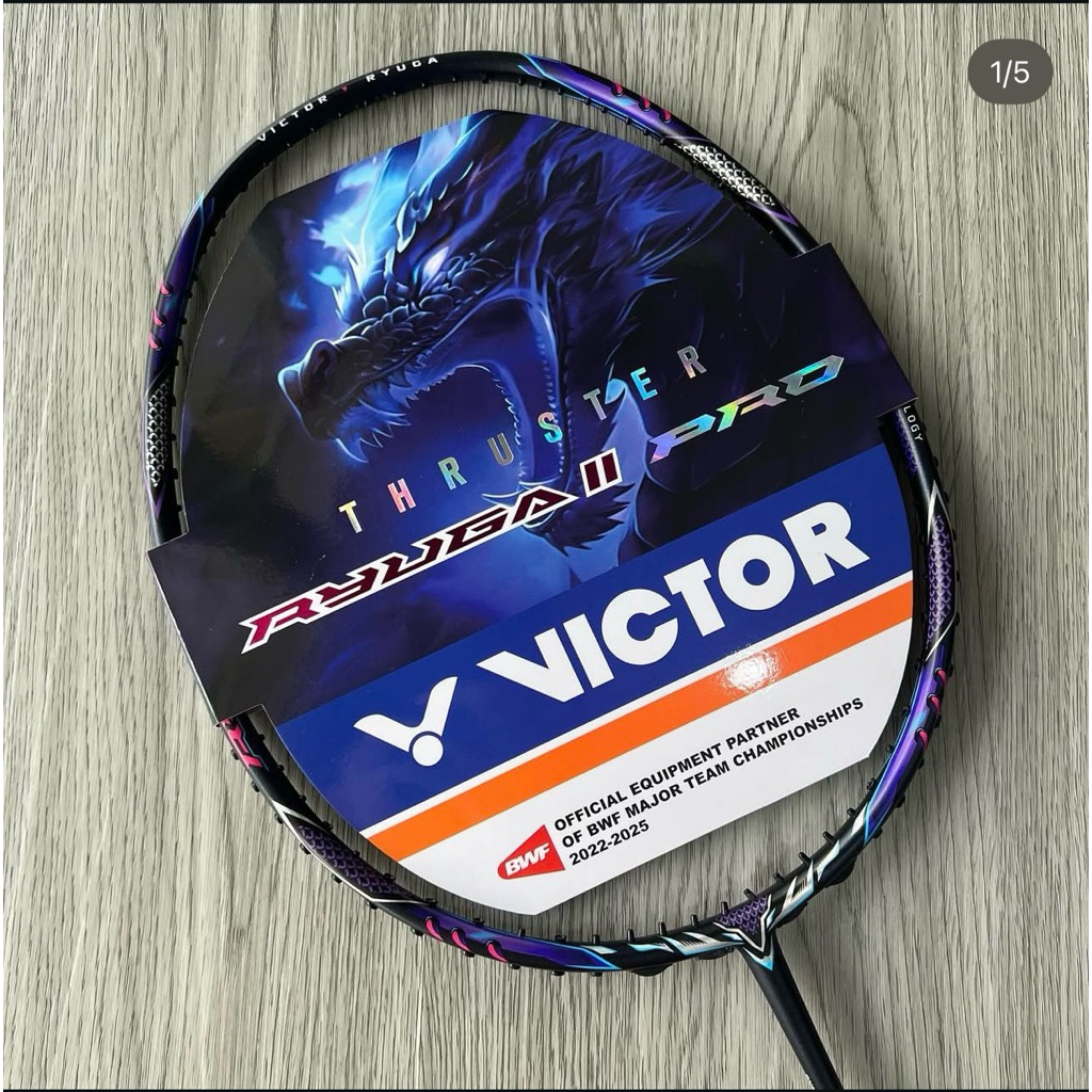 Vợt cầu lông Victor Ryuga 2 Pro độ mới 98%, 3 vết xước nhẹ. Cam kết vợt chưa gãy nứt tình trạng giốn