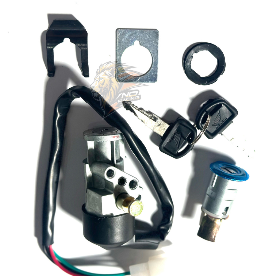 Bộ Ổ Khóa Trước Sau Xe Wave zx/Wave nhỏ /Wave alpha /Wave thái 110 – Ổ Khóa Cao Cấp, An Toàn, Bền Bỉ