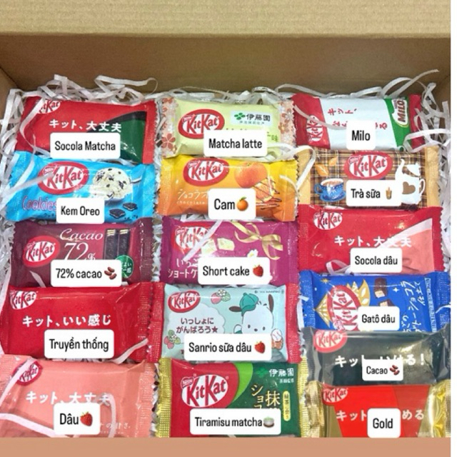 KitKat mix vị không box xách tay 🇯🇵 [1/26]
