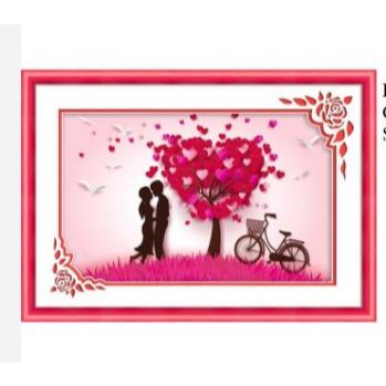 Tranh đính đá Đôi tình nhân DF2429 (60 x 40 cm)