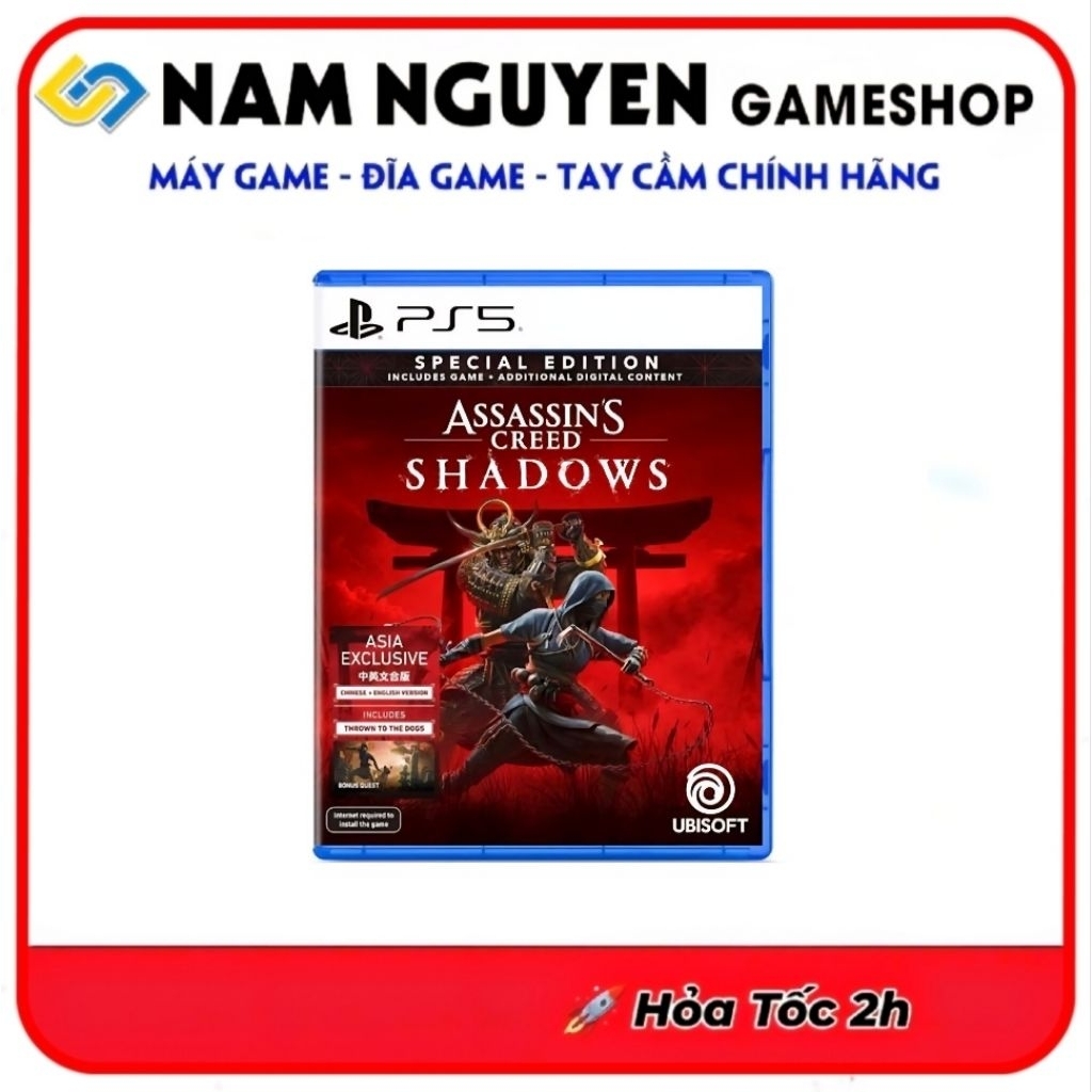 Đĩa Game PS5 | Assassin Creed Shadows Special Edition