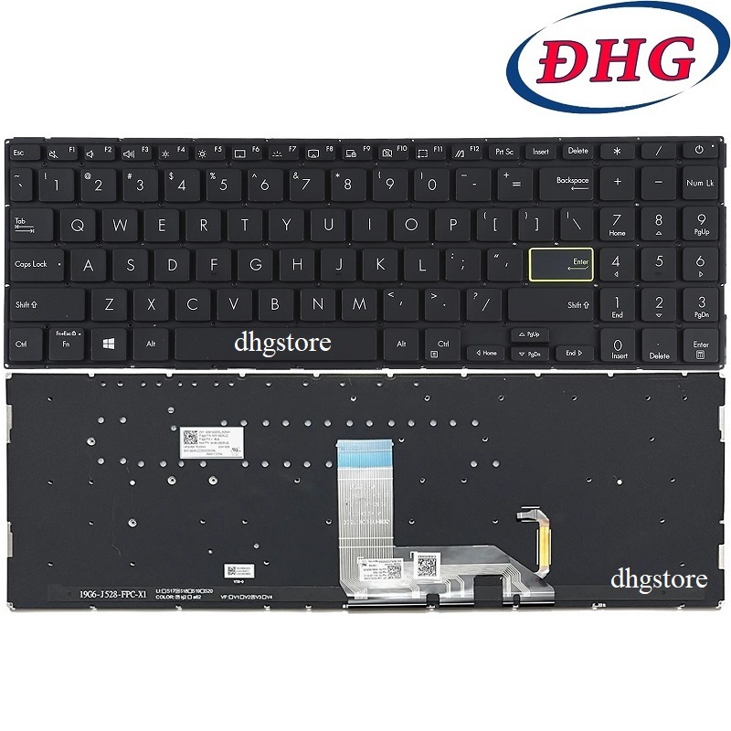 Bàn phím laptop Asus X513 D513 S513 M513 F513 K513 L510 R513 E513 V5100 V5050 M5600 S5600, Vivobook 