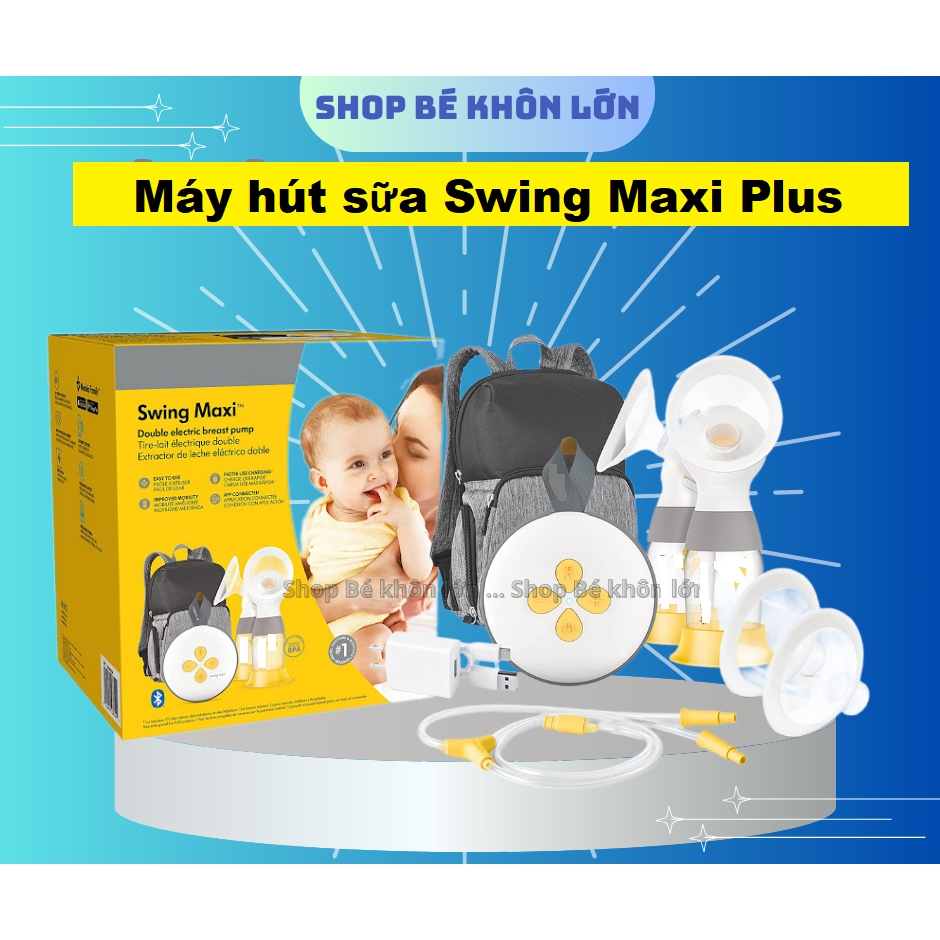 Máy hút sữa Swing Maxi Plus Like new nhập Mỹ Bh 8th
