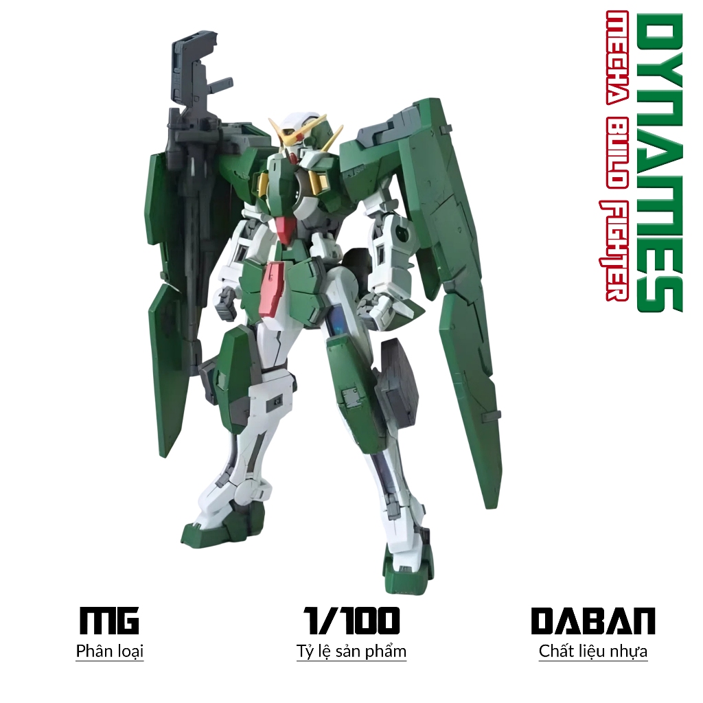 Mô hình MG Dynames, 1/100 Mecha, Đồ chơi lắp ráp nhựa
