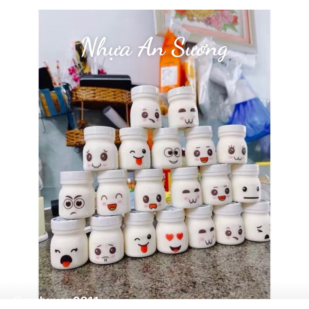 Set 20/50/100 HŨ 90ml đựng sữa chua