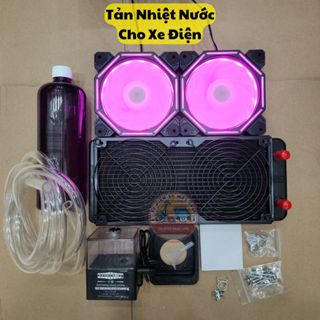  Bộ tản nhiệt làm mát bằng nước dành cho xe điện công suất cao đèn led Làm mát nhanh hiệu quả cao 