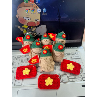 [ Hàng sẵn] Móc khoá CABYBARA len handmade siêu cute