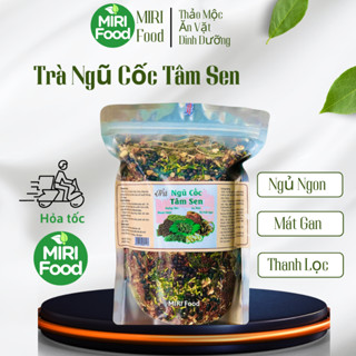 Túi 1Kg Trà Ngũ Cốc Tâm Sen Tim Sen Trà Gạo Lứt Đậu Đen Lá Sen Hỗ Trợ An Thần Ngủ Ngon Giảm Cân Tiêu Mỡ Tốt Cho Sức Khỏe