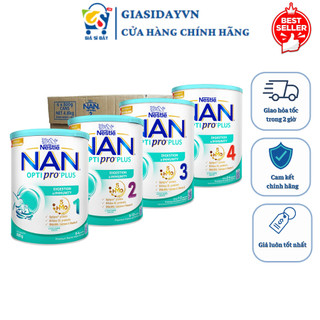   Date 2027  Thùng  Sữa Nan Việt Optipro Plus Nestle Đủ Số 400g 800g 1.5kg - Sữa Bột Công Thức 