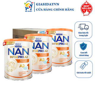   Date 2027  Thùng  Sữa Nan InfiniPro Đạm A2 Nestle Đủ Số 400g 800g - Sữa Bột Công Thức 