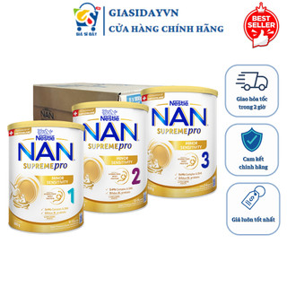   Date 2027  Thùng  Sữa Nan Supreme Pro Nestle Cho Trẻ Dị Ứng Đủ Số 800g - Sữa Bột Công Thức 