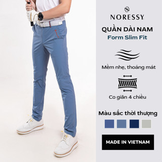 Quần Dài Nam NORESSY GOLF Vải Polyester Mềm Mại, Thoáng Mát, Chống Tia UV, Thanh Lịch - PTM0026