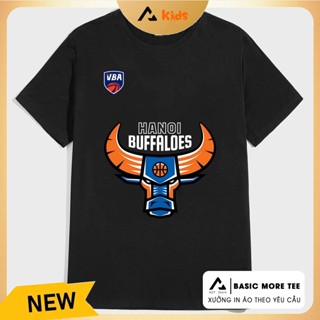  Áo thun Bóng Rổ hà nội buffaloes -vba saigon heat -  Kazuma Dewasa 