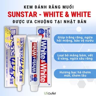  Kem Đánh Răng Muối Sunstar Nhật Bản 170G Date 2028 