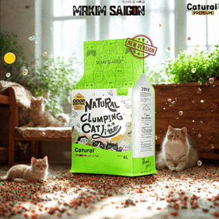    Thùng 3 Gói  Cát Đậu Nành - Tan Trong Nước An Toàn Cho Sức Khoẻ Các Bé Mèo 