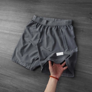 Quần short thể thao nam xẻ tà chất nhẹ mát mẻ thoáng khí mặc chơi cầu lông, chạy bộ, gym đai co giãn thoải mái  - qsn11