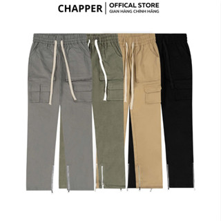 Quần kaki túi hộp Cargo Pant CHAPPER ống suông khóa zip - QCP001 Menswear Nam