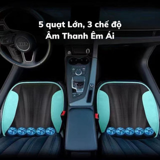  Đệm quạt gió ghế ô tô làm mát nhanh chóng giúp tản nhiệt thoáng khí khi ngồi xe ô tô 