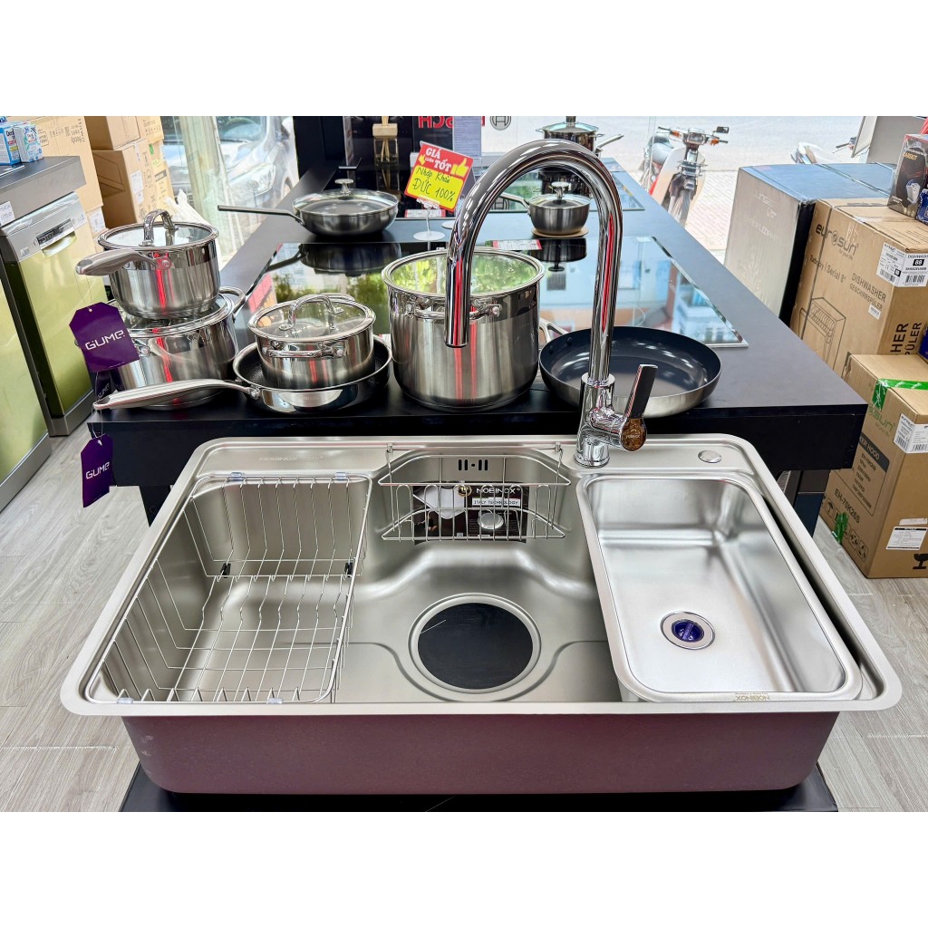 CHẬU RỬA BÁT NOBINOX LIKEN NL724D