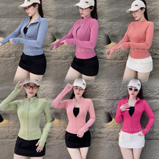 [Hỏa Tốc] [TT21][Form Nhỏ - Tăng size](36-70kg) Áo Khoác Thể Thao Mẫu Mới Ôm Body, Tôn Dáng [TT21]. Áo Khoác Nữ QC