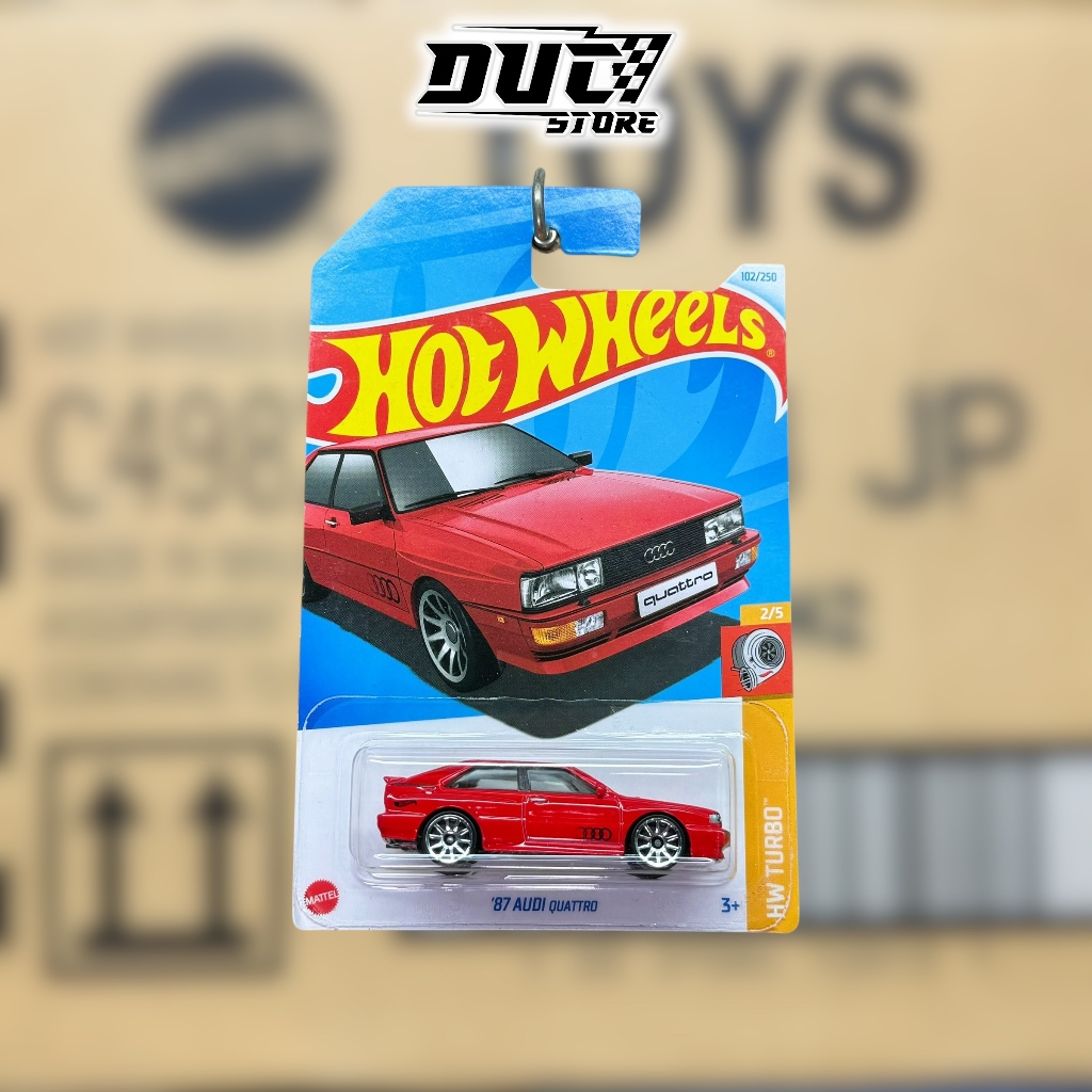 Ducstore Xe mô hình HRY55 Hot Wheels 87 Audi quattro