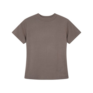 MOODSWINGS - Áo thun ôm thêu logo MOSW BABYTEE