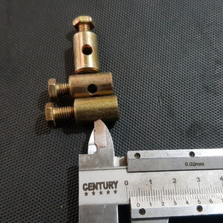 5 Con Ốc Siết Dây Cáp, Dây Côn, Ốc Cố Định Dây Ga Xe Đạp, Xe Máy, Xe Oto, Thiết Bị Căng Dây...Kich Thước Lỗ 2mm - 4mm.