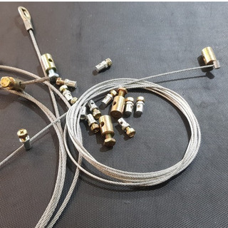 5 Con Ốc Siết Dây Cáp, Dây Côn, Ốc Cố Định Dây Ga Xe Đạp, Xe Máy, Xe Oto, Thiết Bị Căng Dây...Kich Thước Lỗ 2mm - 4mm.
