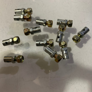 5 Con Ốc Siết Dây Cáp, Dây Côn, Ốc Cố Định Dây Ga Xe Đạp, Xe Máy, Xe Oto, Thiết Bị Căng Dây...Kich Thước Lỗ 2mm - 4mm.