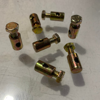5 Con Ốc Siết Dây Cáp, Dây Côn, Ốc Cố Định Dây Ga Xe Đạp, Xe Máy, Xe Oto, Thiết Bị Căng Dây...Kich Thước Lỗ 2mm - 4mm.