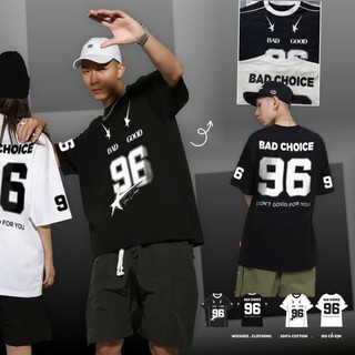 Áo Thun Oversize WOSHEE Áo Phông In Số Nữ Đẹp 100% Cotton 2 Chiều Mềm Mại Form Rộng Thể Thao ST007