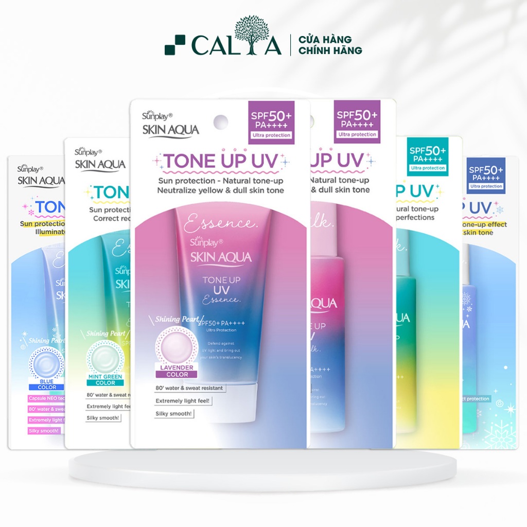 Kem Chống Nắng Sunplay Nâng Tone Tự Nhiên, Dưỡng Trắng Da Skin Aqua Tone Up UV SPF50+ PA++++ 50g