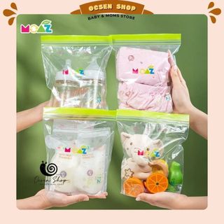 Túi zip đa năng vô trùng Moaz Eco size L 20 túi đựng đồ mẹ và bé tiện lợi