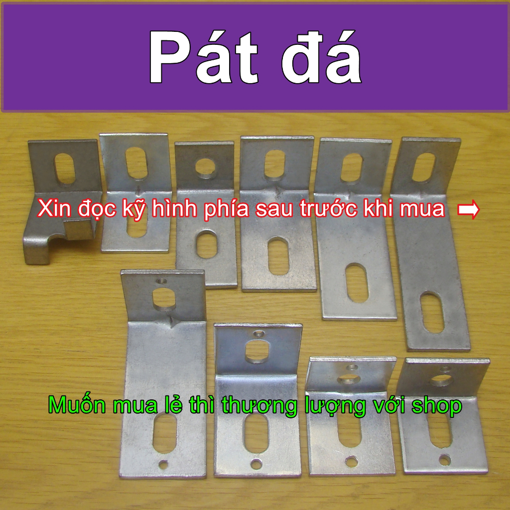 [Combo 10c] Pát đá - Bát đá - Móc treo đá - Ke móc đá