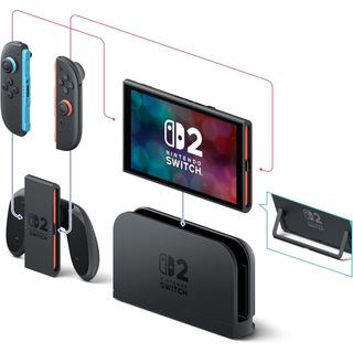Máy Chơi Game Nintendo Switch 2 + Mario Kart World Bundle