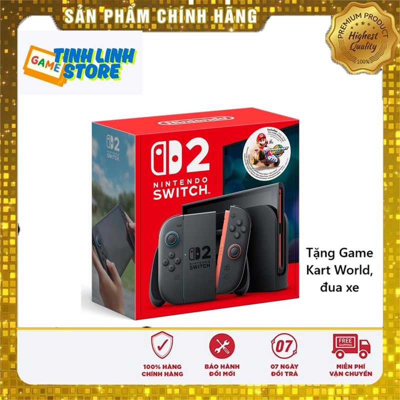 Máy Chơi Game Nintendo Switch 2 + Mario Kart World Bundle