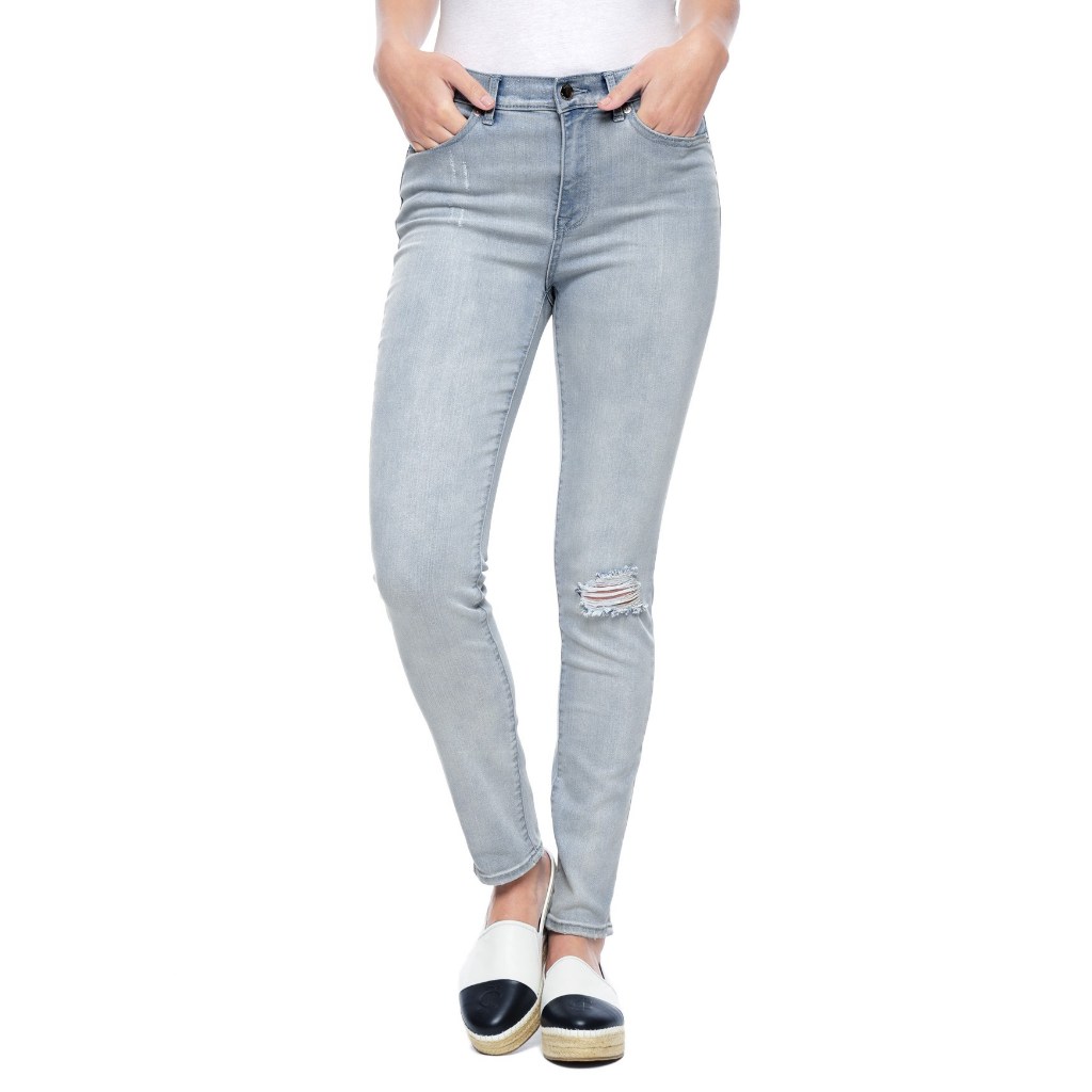 Quần Jeans Skinny Của Juicy Couture Size 27 Màu Xanh Nhạt