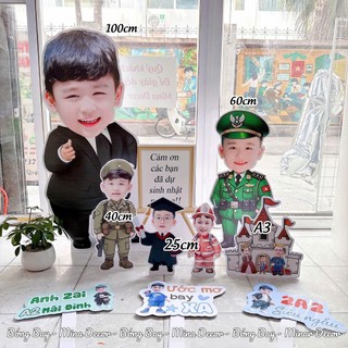 Set 4 Hình Chibi Cao 25cm Cho Bé Trai