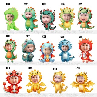 Set 4 Hình Chibi Cao 25cm Cho Bé Trai