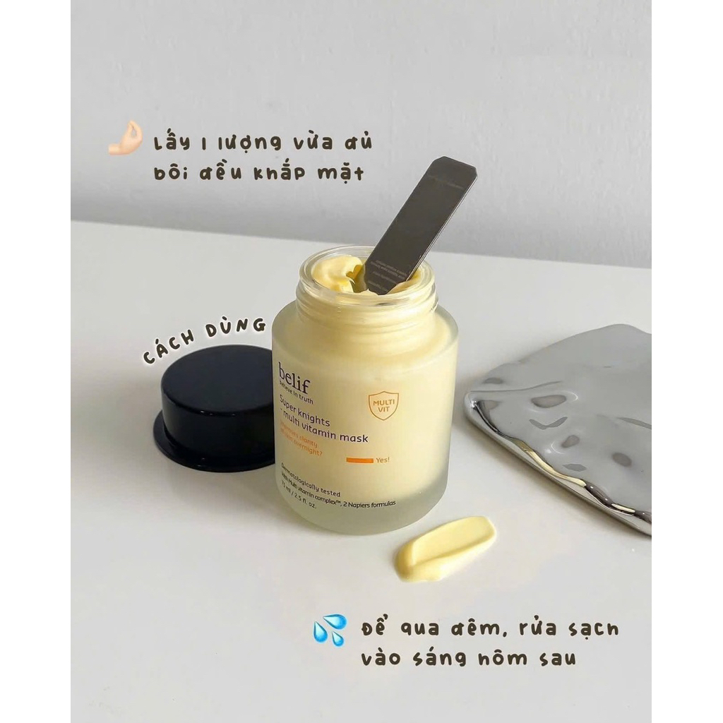 🔥Mặt nạ ngủ Belief 🔥➖𝐒𝐮𝐩𝐞𝐫𝐤𝐧𝐢𝐠𝐡𝐭𝐬 𝐌𝐮𝐥𝐭𝐢 𝐕𝐢𝐭𝐚𝐦𝐢𝐧 𝐌𝐚𝐬𝐤 🧡