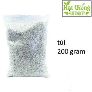 Đá Perlite-Đá trân châu (túi 200gram) Size 2-5mn