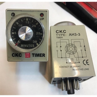 TIMER-10S,30S,60S,10M,30M,60M,6H,24H-220VAC (AH3-3)