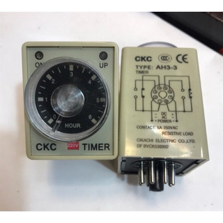 TIMER-10S,30S,60S,10M,30M,60M,6H,24H-220VAC (AH3-3)