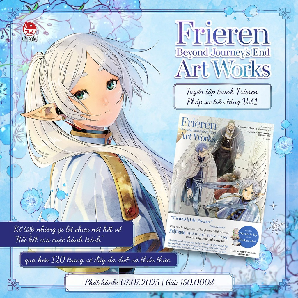 ARTBOOK | Tuyển Tập Tranh Frieren Pháp Sư Tiễn Táng 1 - Frieren Beyond Journey’s End Art Works - Fri