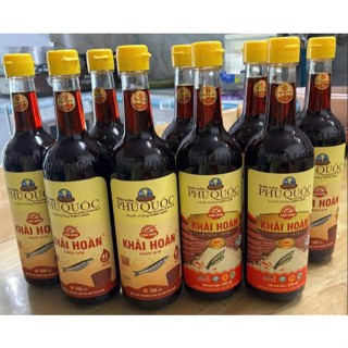  Nước mắm Khải Hoàn - Phú Quốc 43 độ đạm - chai 520ml 