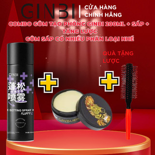 COMBO GÔM XỊT TÓC KALANXUAN VÀ SÁP VUỐT TÓC  TẶNG LƯỢC, TẠO KIỂU GIỮ NẾP TÓC, NHANH KHÔ, HƯƠNG NƯỚC HOA
