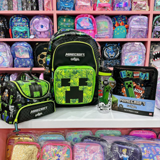 Fullset balo Minecraft cho bé tiểu học kt 42*30cm hãng Smiggle