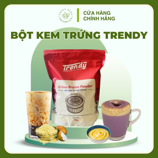 Bột kem trứng TRENDY gói 1kg tạo lớp kem trứng béo ngậy dùng cho cafe kem trứng, trà sữa kem trứng